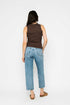 Joelle-Textured Vee Neck Tank